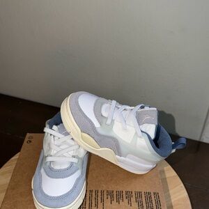 Jordan Toddler White and Light Gray  Sneakers